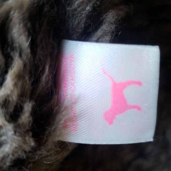 Victoria's Secret PINK Faux Fur Lined Zip Up Hoodie - Picture 8 of 12